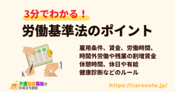 労働基準法のポイント 賃金、労働時間、有給、休憩のルール